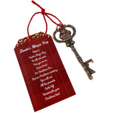 Santa's Magic Key for House with No Chimney Ornament hanging on Christmas tree
