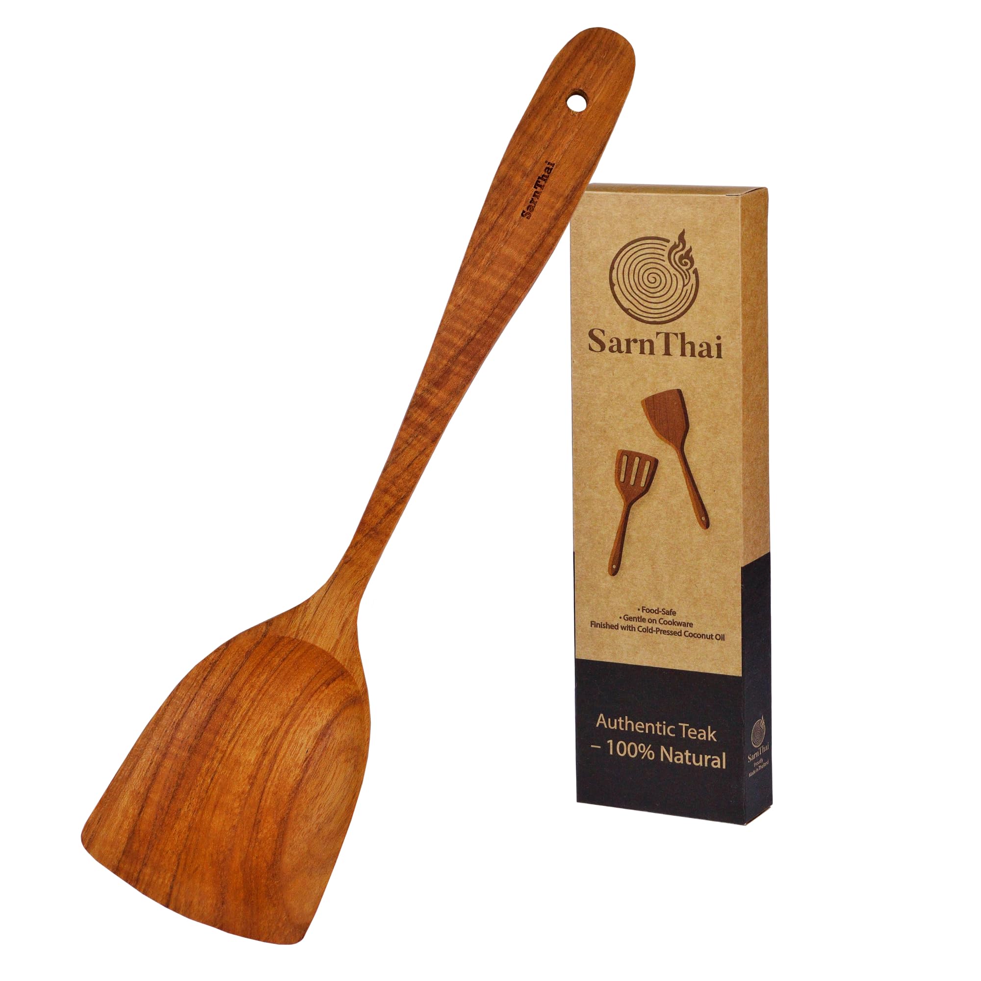 SarnThai wooden spatula 14 inch teak