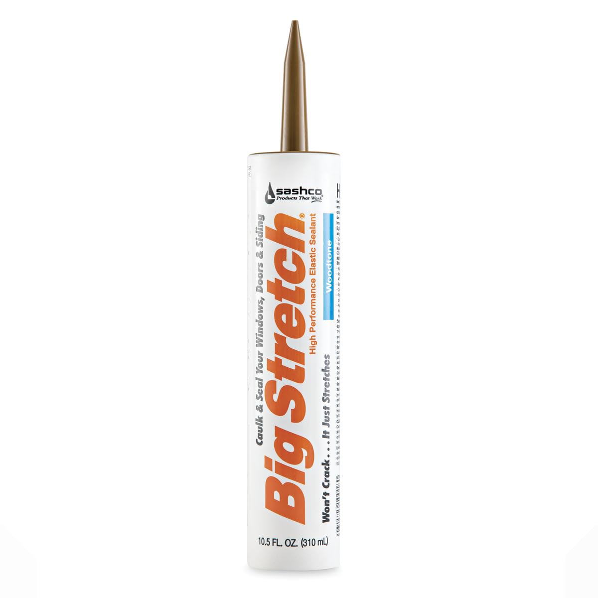 Sashco Big-P-WT-12 Big Stretch caulk Woodtone cartridge