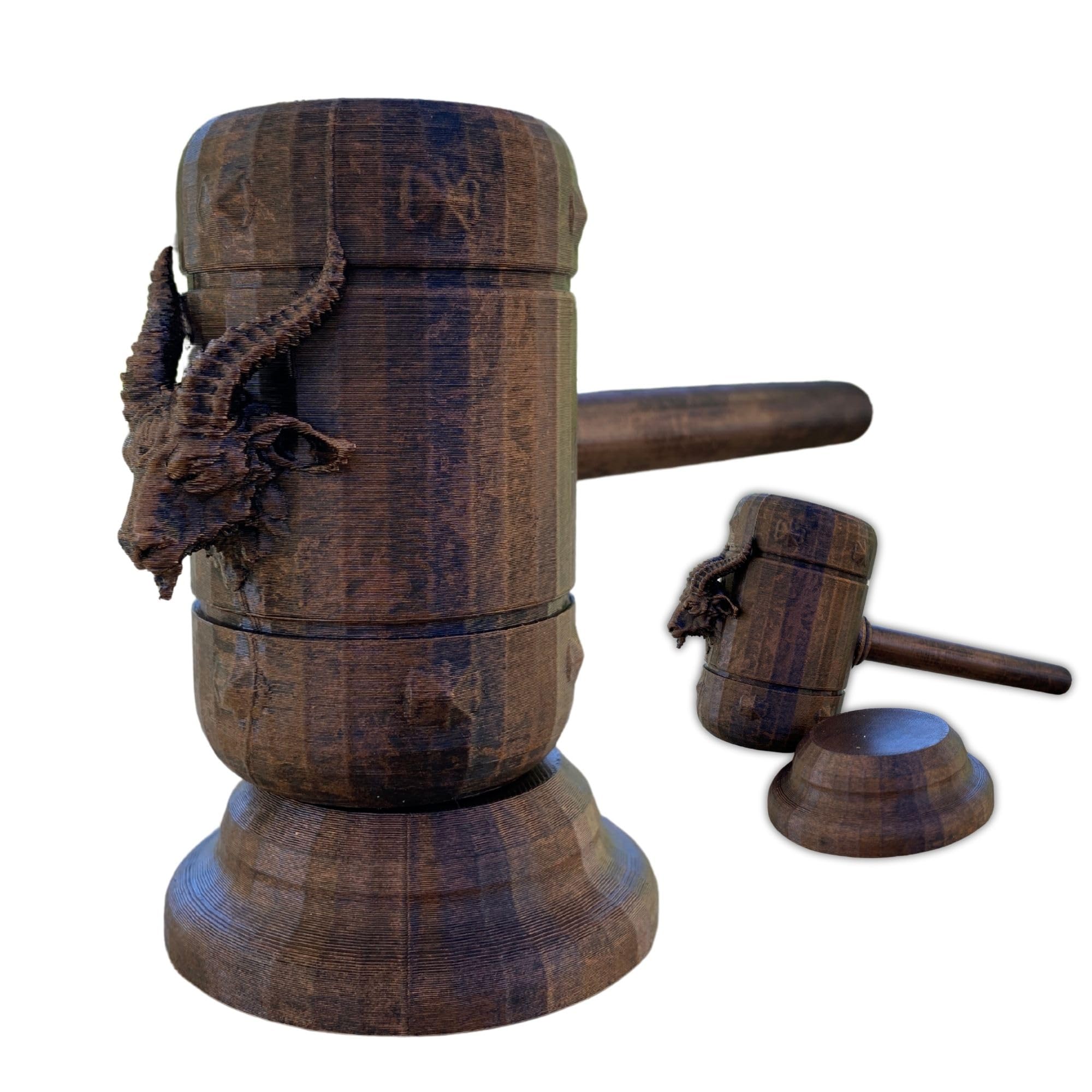 Satanic Judge Gavel product closeup