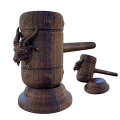 Satanic Judge Gavel product closeup