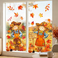 Double-sided printed window cling by AnyDesign 11.8 x 35.4 inch