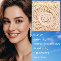 Face and scalp sunscreen powder for all skin types