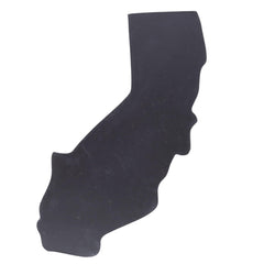 Scenic travel souvenir magnet depicting California redwoods to San Diego on fridge