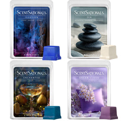 Scentsationals wax melts Moodscapes Tranquility 4-Pack packaging 24 cubes