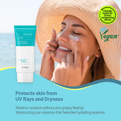Unisex vegan sunscreen lotion by SCINIC
