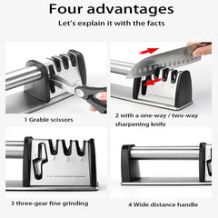 Slot3 silicon carbide rapid blade sharpening