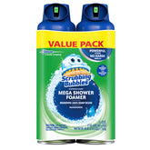 Scrubbing Bubbles Mega Shower Foamer Aerosol can front view