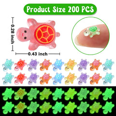 tiny sea turtle resin figure waterproof 043x028 inch