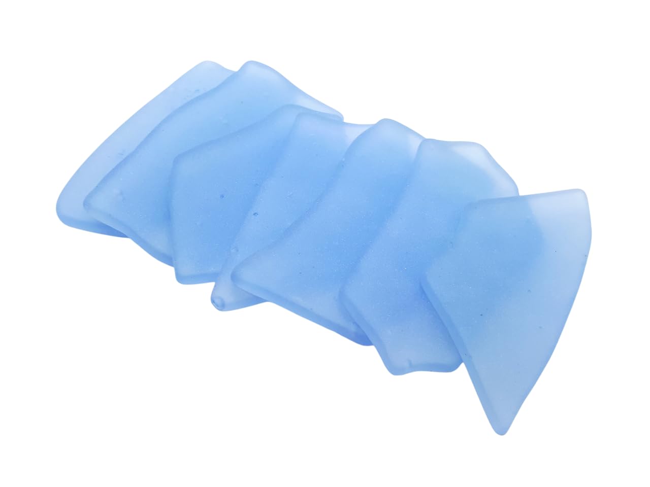 Sea glass place cards set of 20 in sky blue color