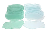 Sea Glass Place Cards 20 pack in mint and light sea green