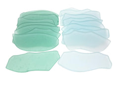 Sea Glass Place Cards 20 pack in mint and light sea green