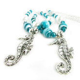 Seahorse curtain tiebacks 18 inch length