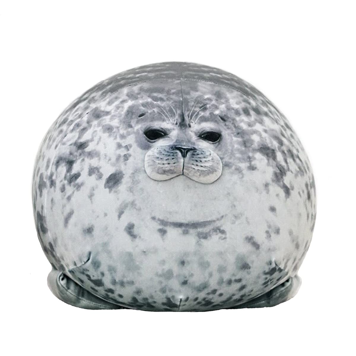 Seal plush pillow packaging shows size 23.7 inch