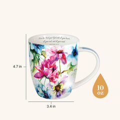 Seeds of Love mug set garden blooms design
