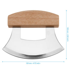 SEHOI 4 piece mezzaluna set for kitchen prep
