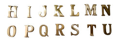 26 letter brass alphabet pack for decorative use