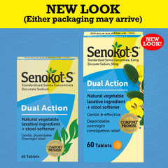 Senokot-S 60 Senna Tablets outer box