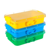 Sensory Bin with Lid Toddlers 12.8 x 8.5 x 3 inch bin set