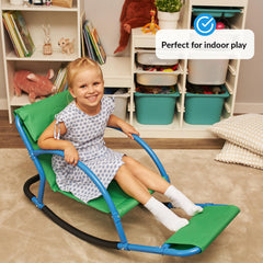 Toddler rocking chair motion aids balance and coordination