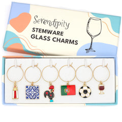 Rooster of Barcelos charm from Serendipity Portugal Wine Charms set