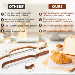 10-6 inch serrated blade bread cutter