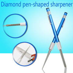 retractable knife sharpener rod extending 5.5 to 9.1 inches