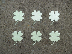 Clover size 1.5 in wide by 2 in tall