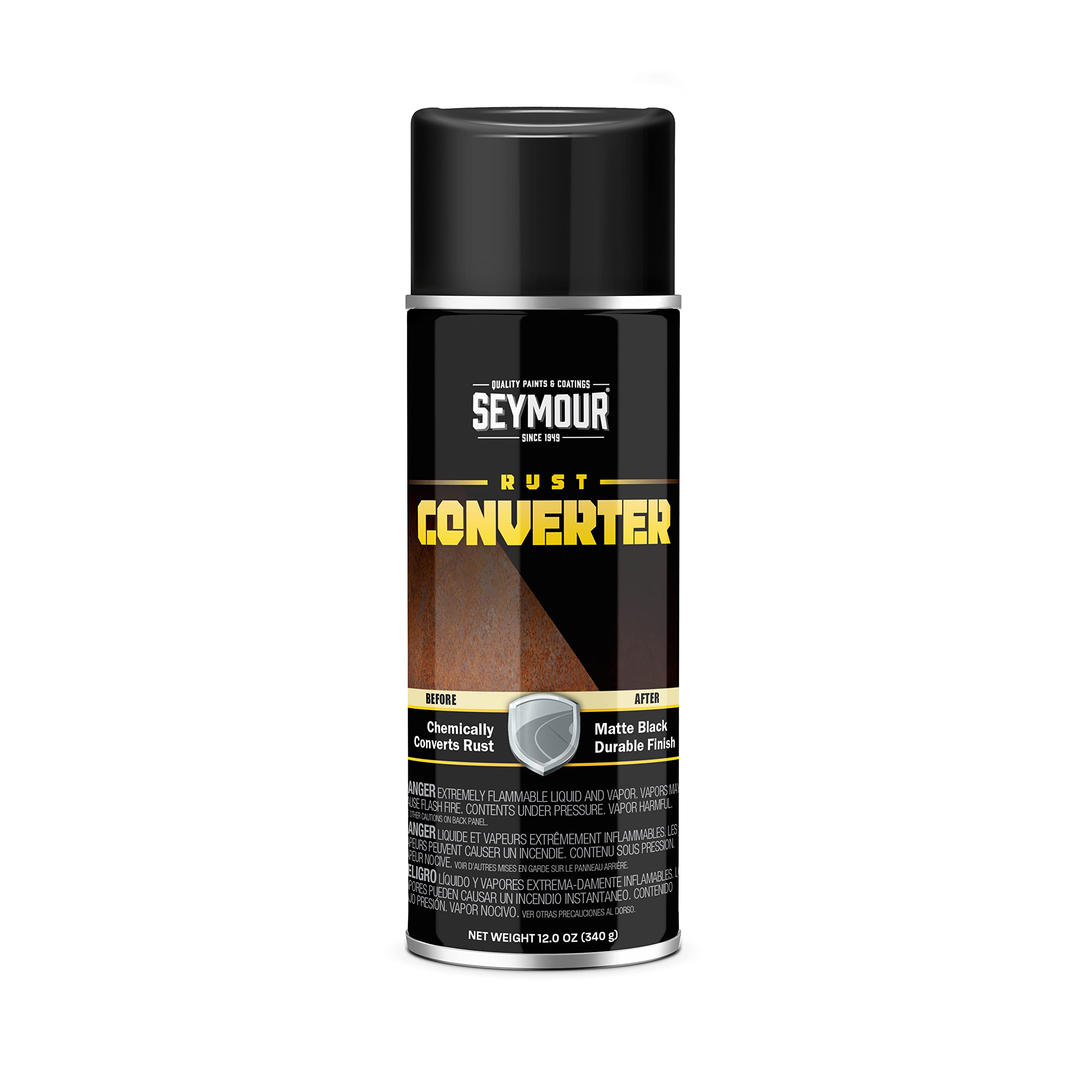 Seymour 16-45 rust converter bottle label