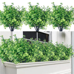 Sggvecsy artificial clover plant 12 bundles height 13.4 inches