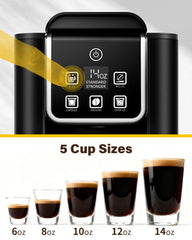 SHARDOR compatible with K Cups grounds tea text on product