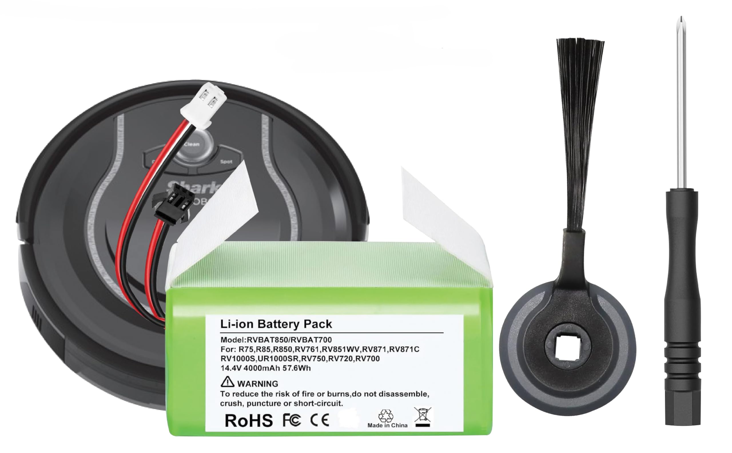 Shark RVBAT850 replacement battery for Shark Ion Robot RV750