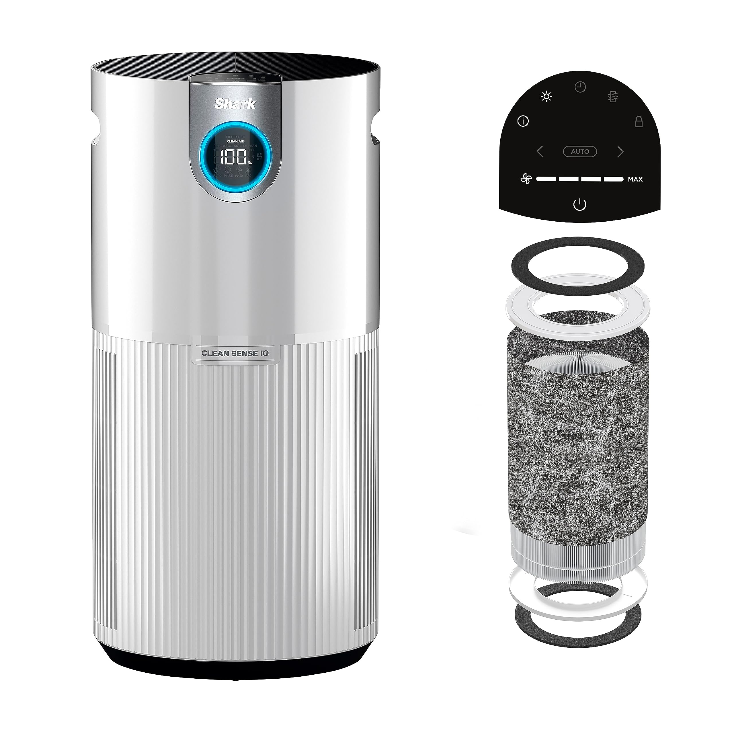 Shark UA205 Nanoseal HEPA Air Purifier MAX white