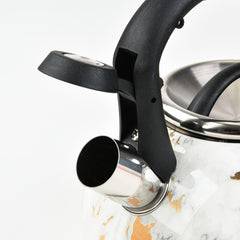 SharpChef 3L stainless steel tea kettle ergonomic handle