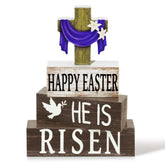 Shaxcoq Easter decorations for home on mantel