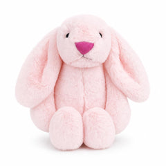 shiguangji bunny stuffed animal plush 11.8 in pink, soft stuffed animal for babies