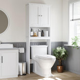 Shintenchi over the toilet storage cabinet white