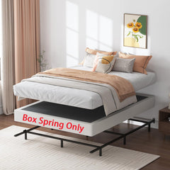Queen box spring with heavy duty metal frame