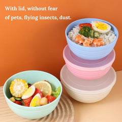 microwave safe bowls made from natural wheat straw fiber