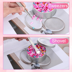 cake decoration tweezer with stainless steel construction
