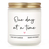 Shqiueos lavender scented candle 7oz