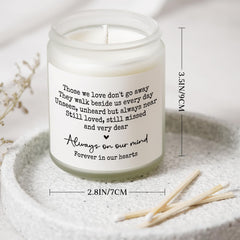Shqiueos memorial lavender candle 7 oz