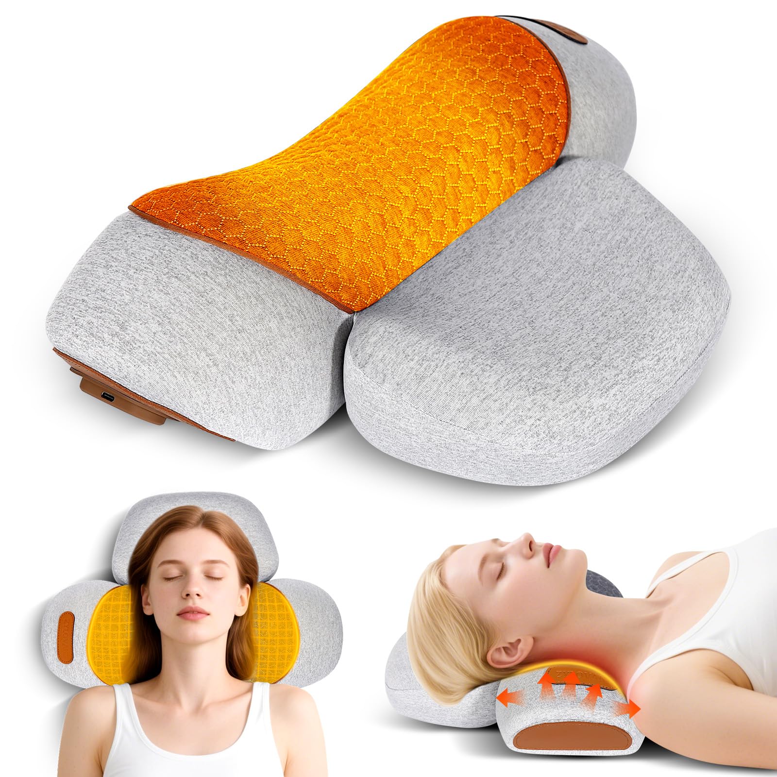 Shrandi 3-in-1 Neck Massager Pillow memory foam interior