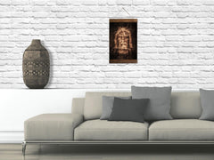 Religious artwork Shroud of Turin canvas print in compact small format