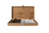 Shun Premier 6 Piece Steak Knife Set 5 inch blades and bamboo storage box