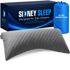 Sidney Sleep adjustable curved pillow neck and shoulder support