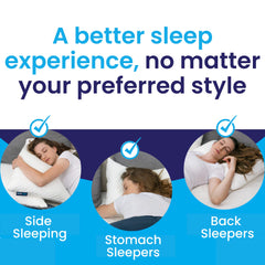 Removable washable outer cover for Sidney Sleep pillow