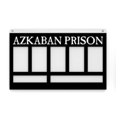 Azkaban Prison sign 6in PLA with 3D raised lettering