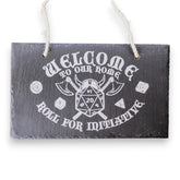 Slate sign 11 3/4 x 7 inch laser engraved