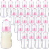 SiliFine pink mini bottle chug set for baby shower